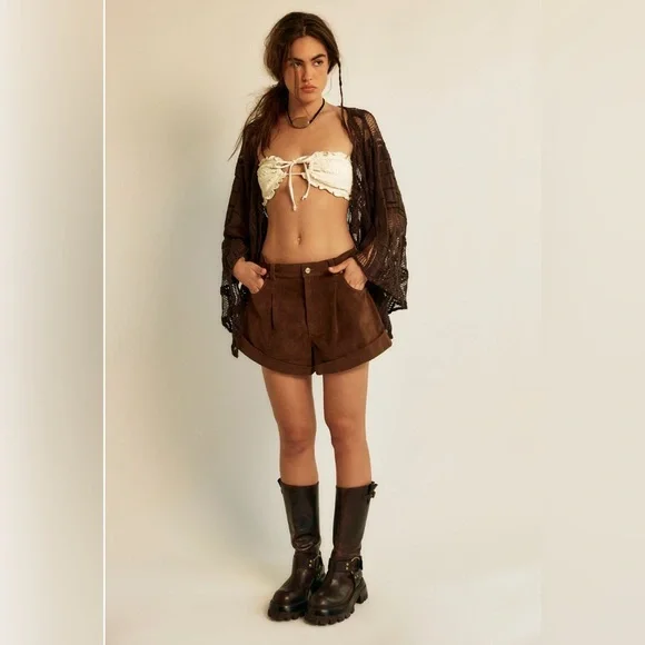 FREE PEOPLE Off The Coast Crochet Layer CARDIGAN - Picture 7 of 14